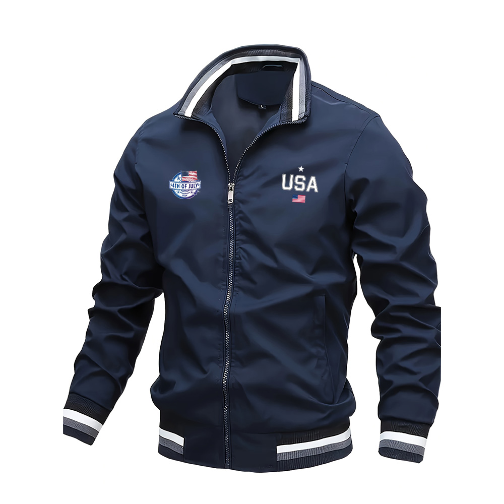 Mens Fashion Bomber Jacket - Men's Jackets High quality Fashion Casual