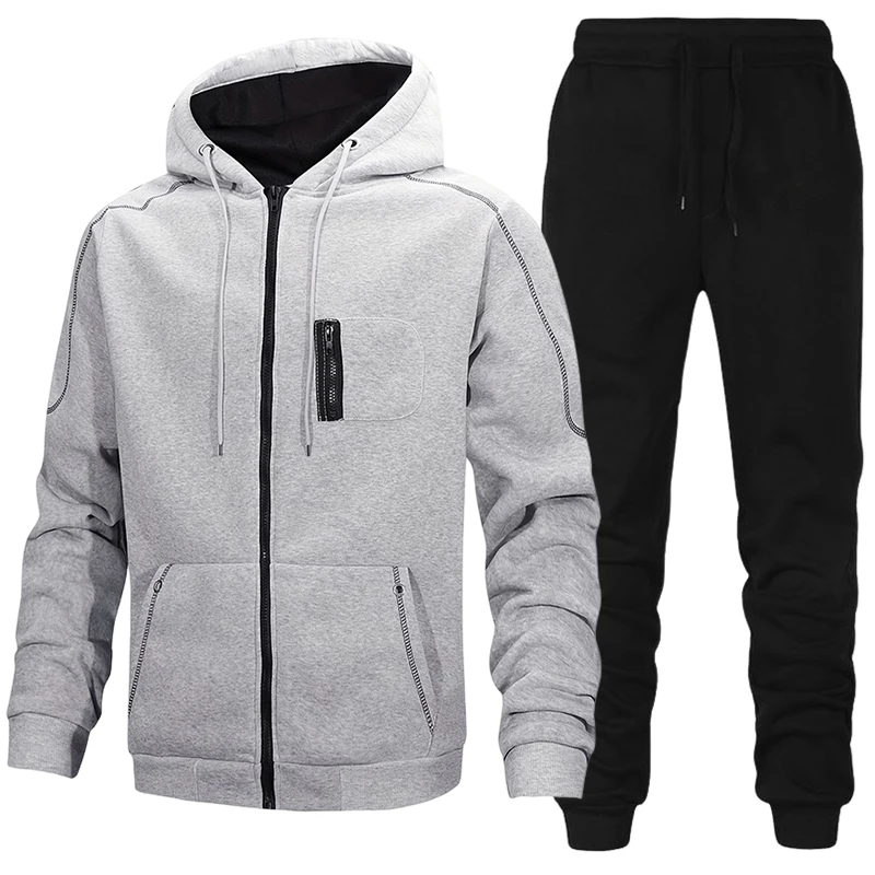 Jacket Mens Fashion - Fashion Men's Tracksuit Casual Hoodie Sweatshirts