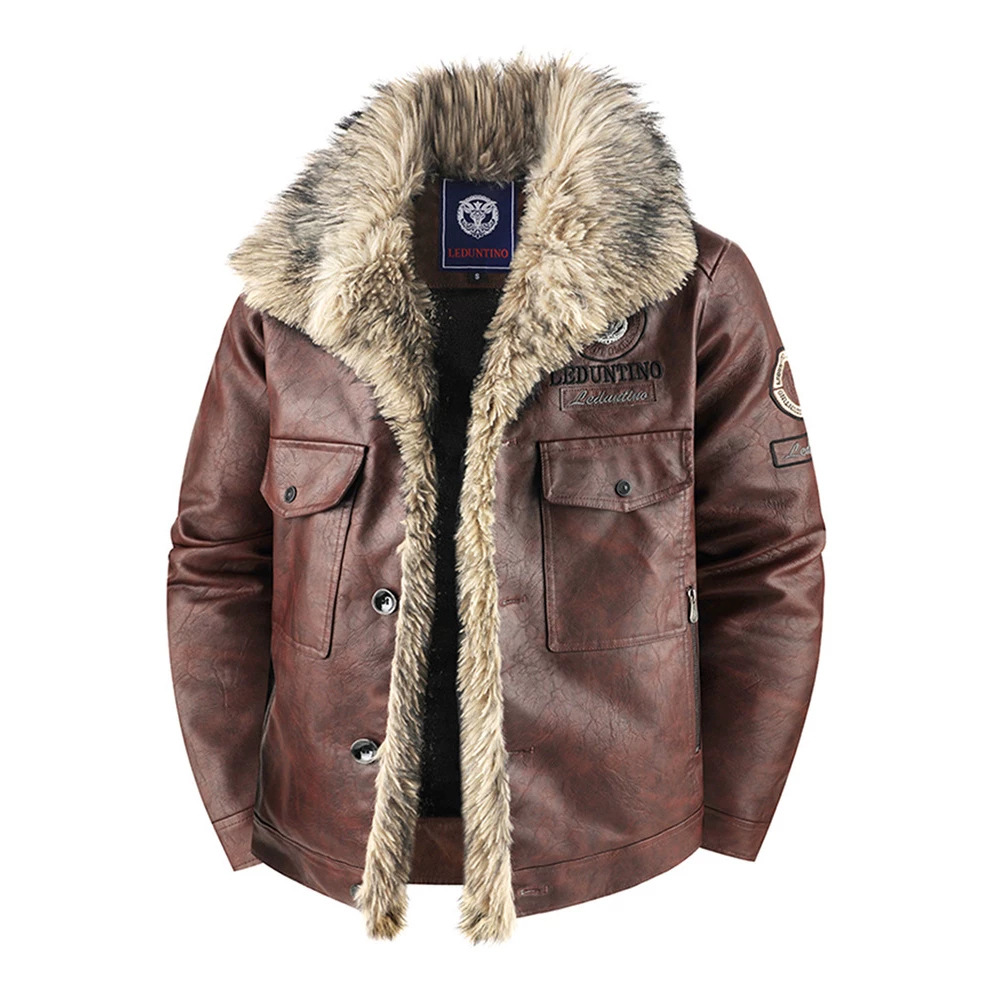 Mens Fashion Bomber Jacket - Men's Winter Warm Flight Bomber Jacket
