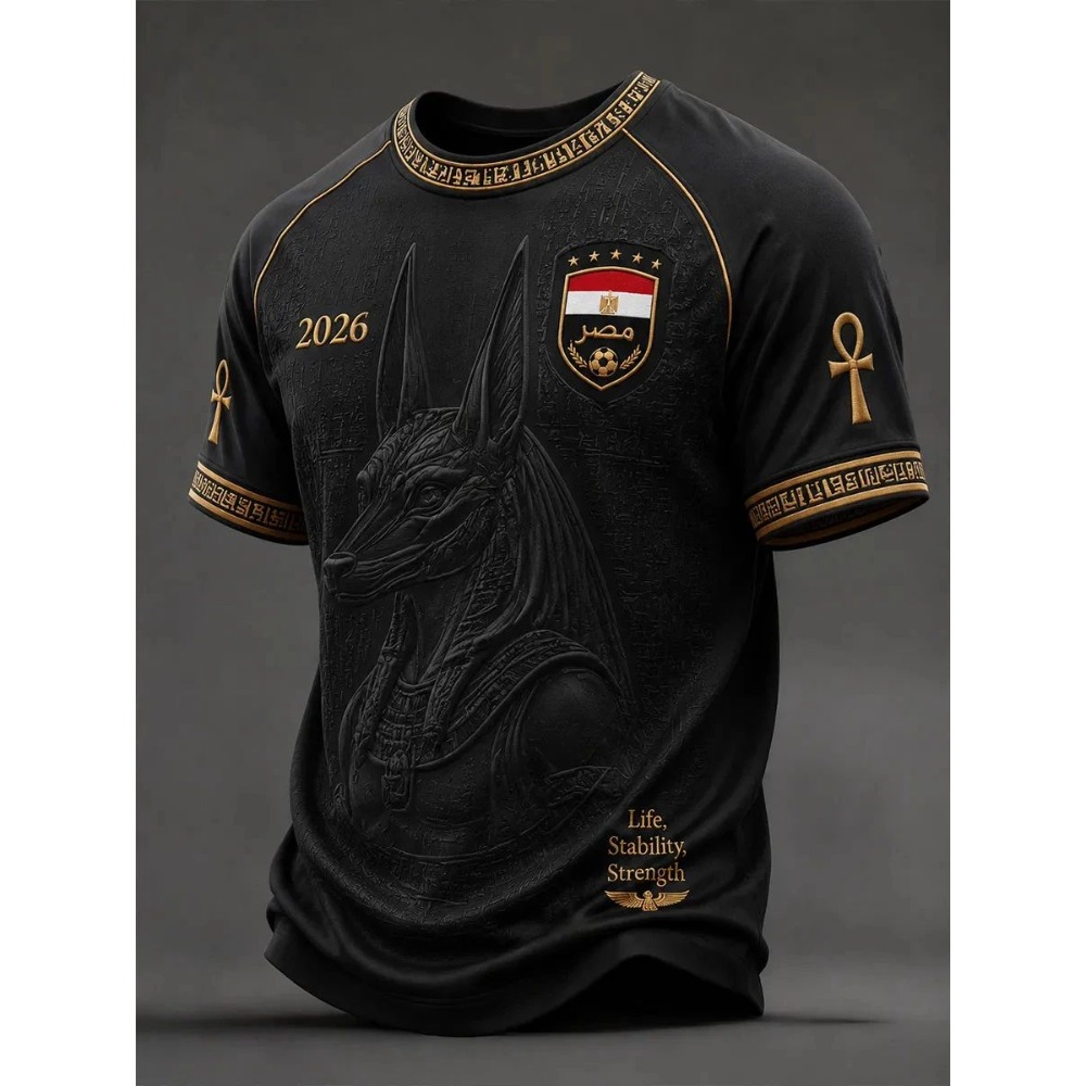 Men Fashion Egypt - 2026 Summer Men Egypt National Team