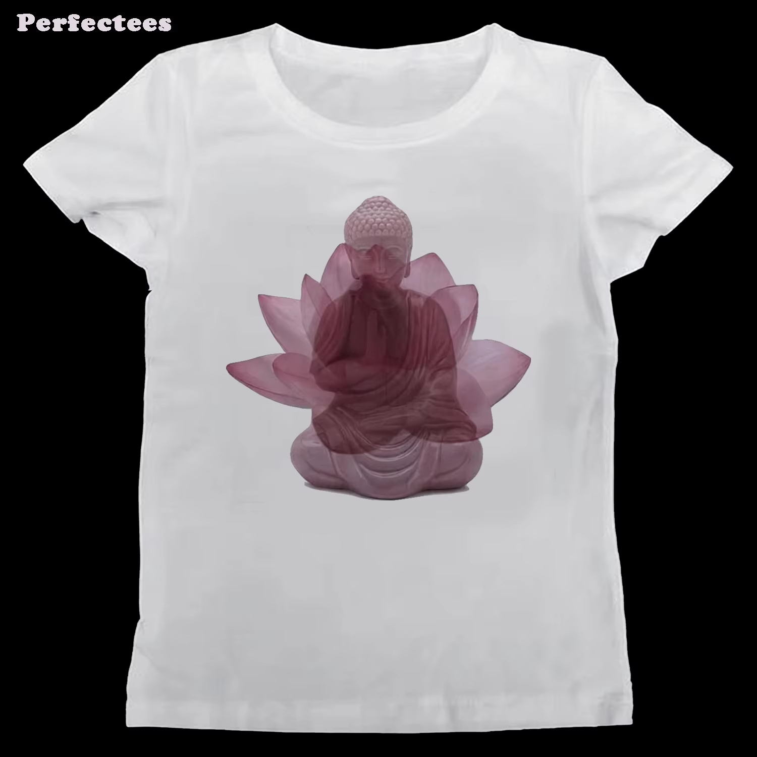 Mens Fashion In The 2000S - Buddha Lotus Printed T-shirt Women Y2k