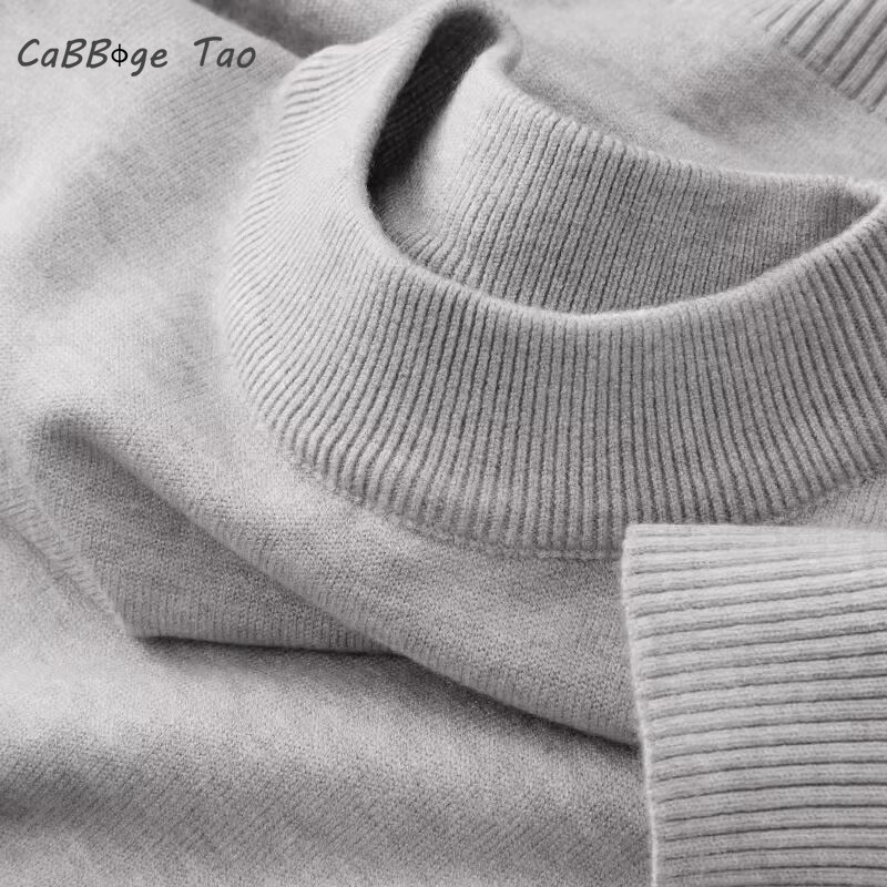 Turtleneck Sweater Men - Autumn New Men's Casual Mock Turtleneck