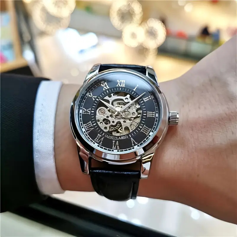 Mens Fashion Young - Elegant Men's Automatic Mechanical Watch with