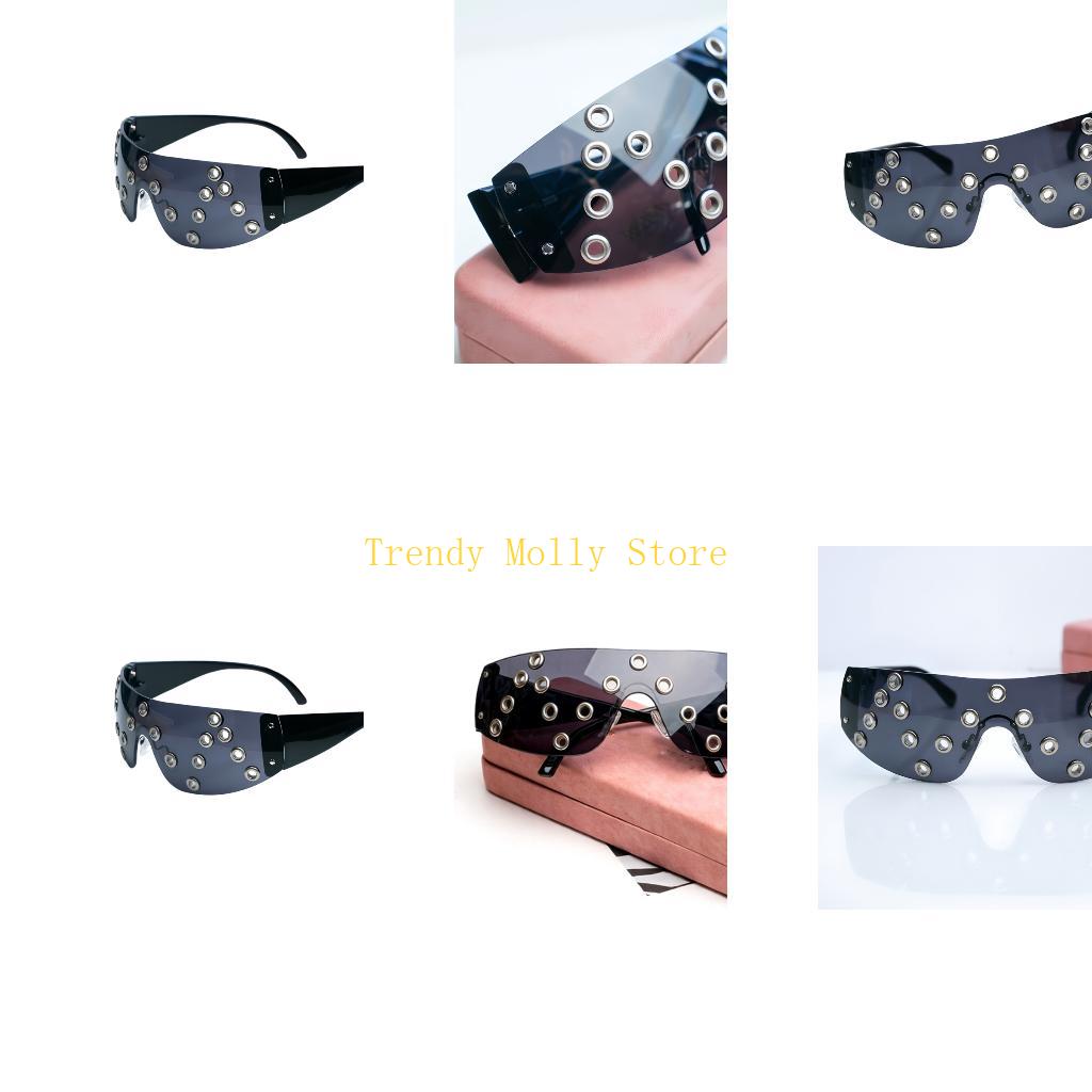 Mens Fashion In The 2000S - N5KB Unisex 2000S Sunglasses HollowoutDesign UV400