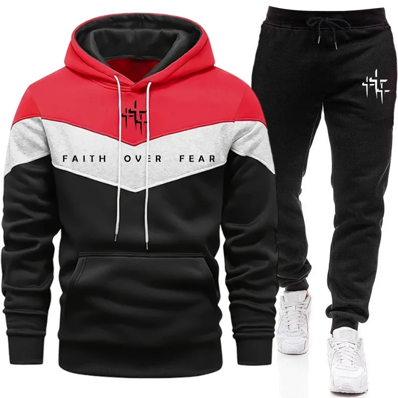 Faith Over Fear Men's Tracksui - Track Suit Men recension och pris