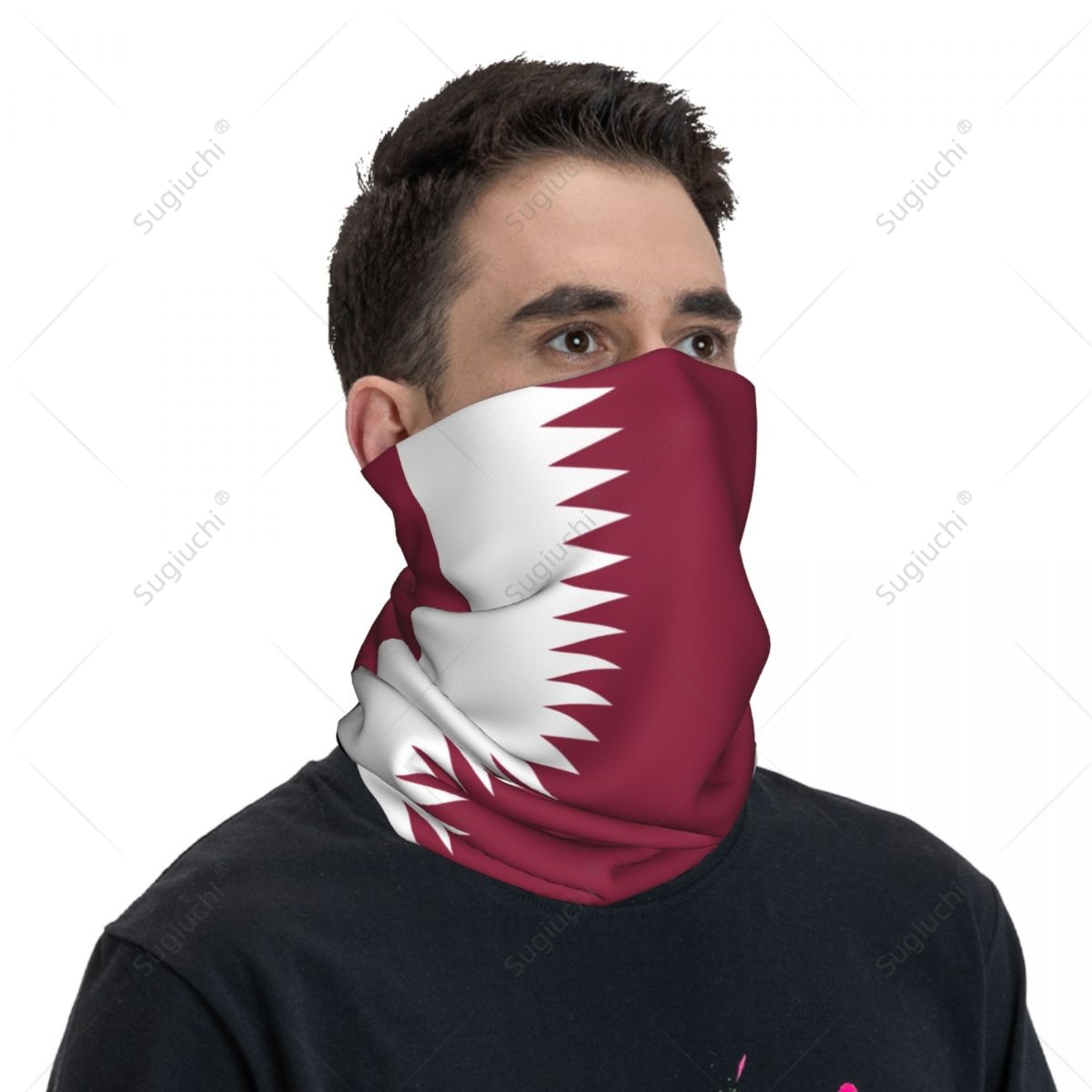 Unisex Qatar Flag Neckerchief  - Men'S Fashion Qatar recension och pris