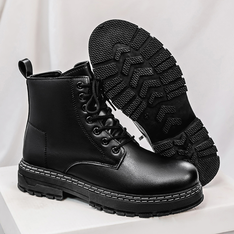 Men's 4-Season Black Patent Le - Mens Fashion Modern recension och pris