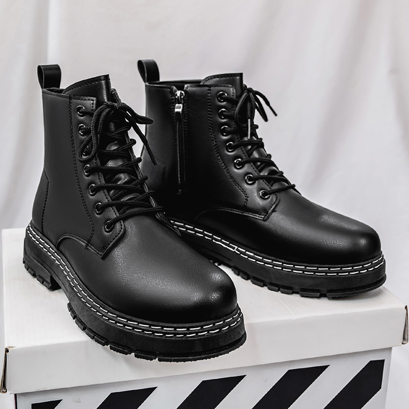 Men's 4-Season Black Patent Le - Mens Fashion Modern recension och pris