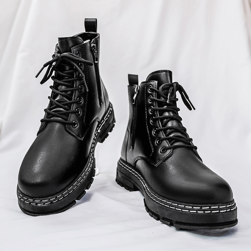 Men's 4-Season Black Patent Le - Mens Fashion Modern recension och pris