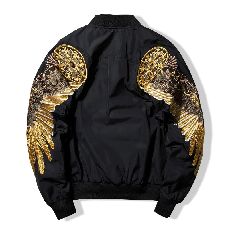 Embroidery Men's Jackets Bombe - Mens Fashion Bomber Jacket recension och pris