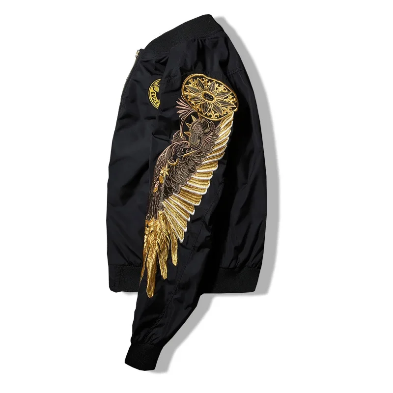 Embroidery Men's Jackets Bombe - Mens Fashion Bomber Jacket recension och pris