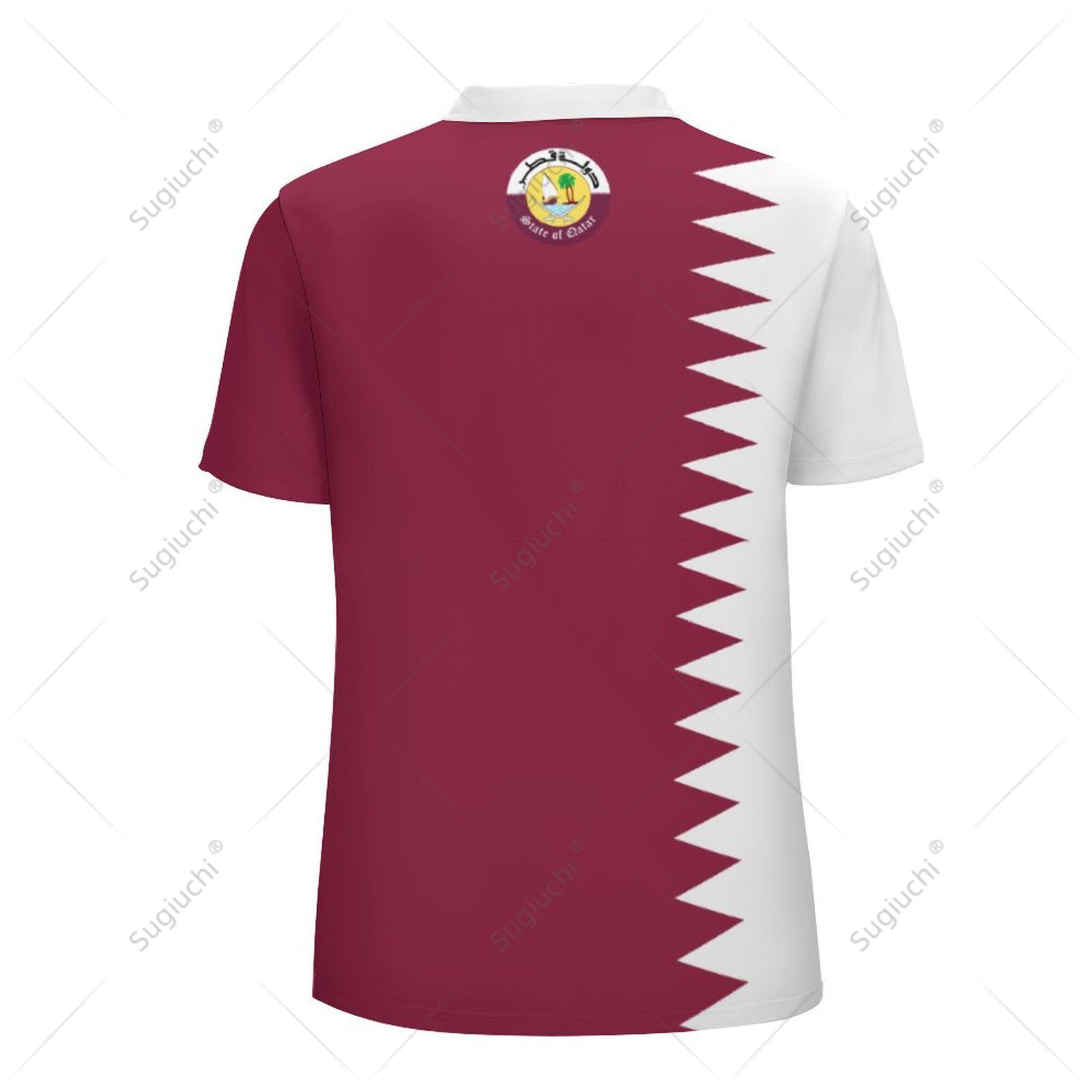 Unisex Polo Shirt Qatar Flag 3 - Men'S Fashion Qatar recension och pris