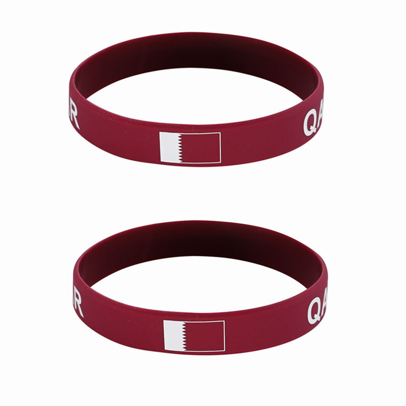 2pcs Qatar Flag Silicone Brace - Men'S Fashion Qatar recension och pris