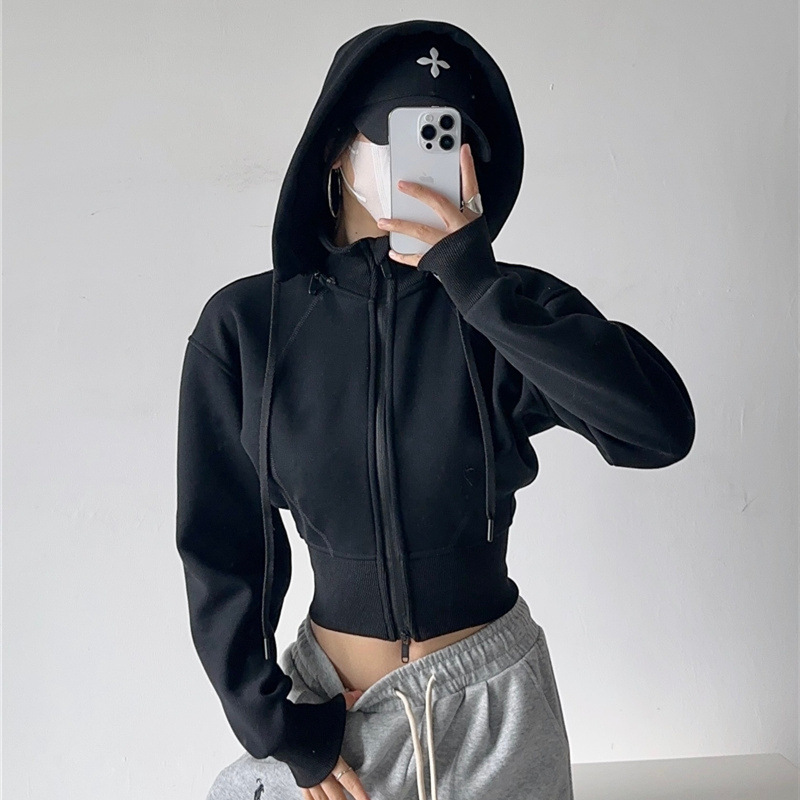 Women Crop Hoodie Sweatshirts  - Mens Fashion Zip Up Hoodies recension och pris