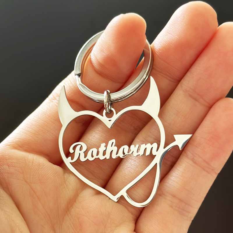Customized Name Letter Keychai - Men'S Fashion Gold Chain recension och pris