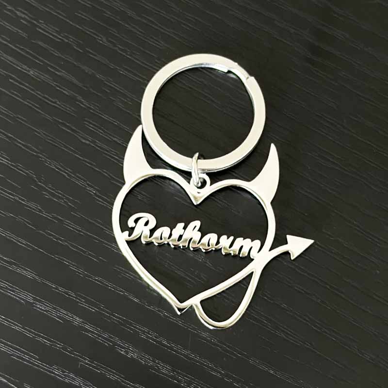 Customized Name Letter Keychai - Men'S Fashion Gold Chain recension och pris