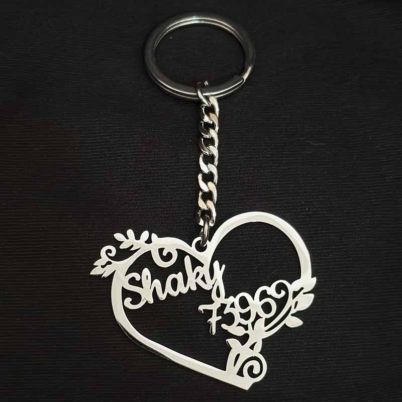 Customized Name Letter Keychai - Men'S Fashion Gold Chain recension och pris