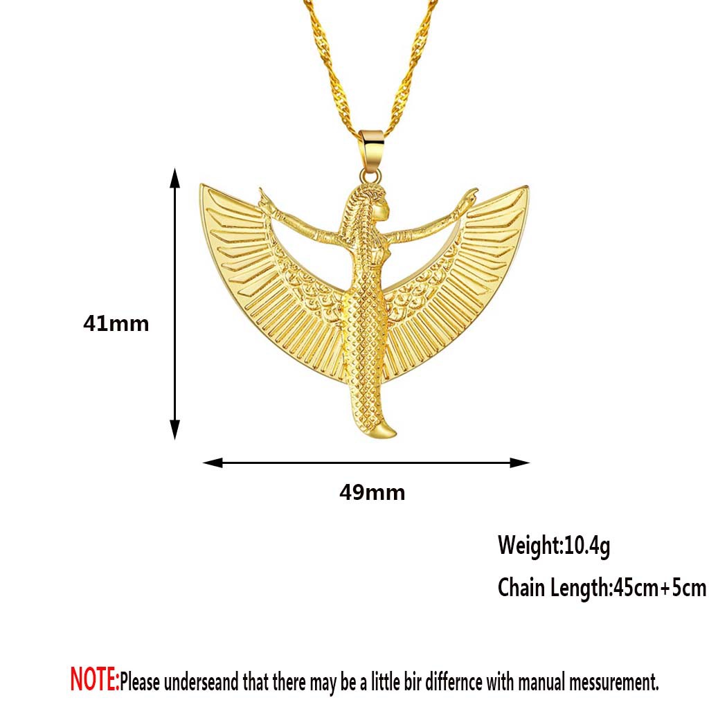 QIAMNI Egyptian Goddess Isis P - Men Fashion Egypt recension och pris