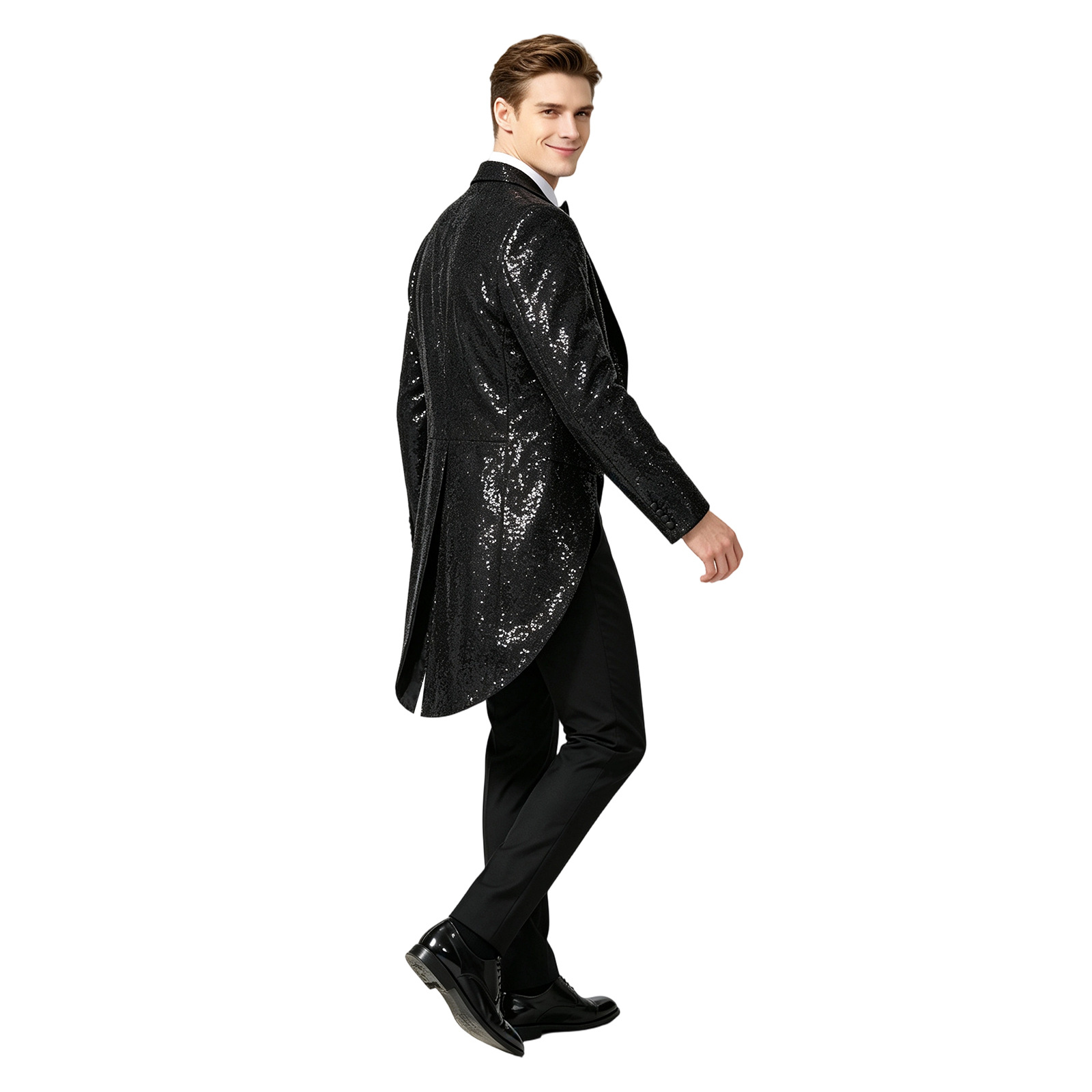 New Men Luxury Sequin Suit One - Jacket Mens Fashion recension och pris
