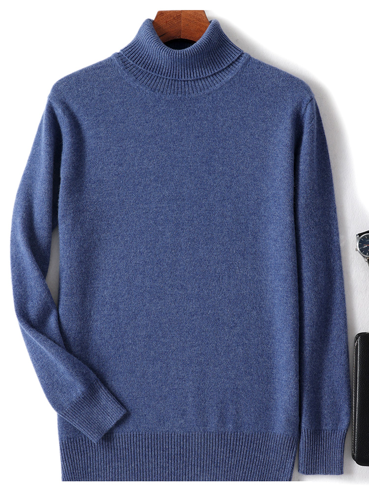 Autumn Winter Men Wool Turtlen - Turtleneck Sweater Men recension och pris
