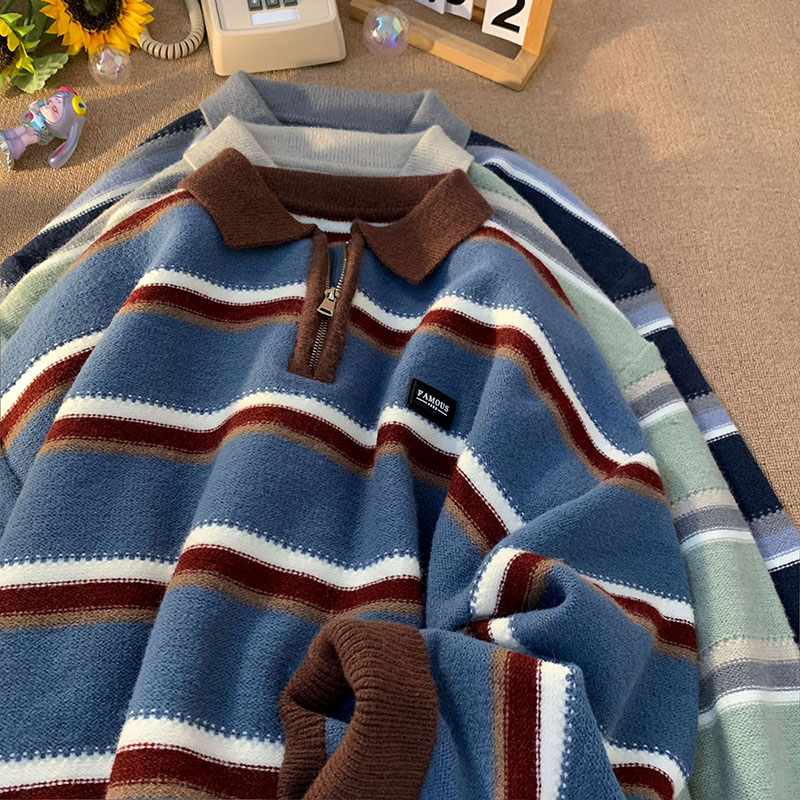 Japan Men's Y2K Knitted Warm P - Turtleneck Sweater Men recension och pris
