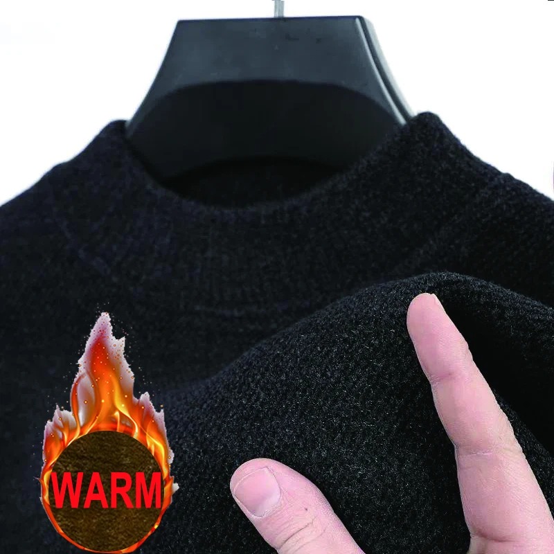 Mens Knitwear Sweater New Autu - Turtleneck Sweater Men recension och pris