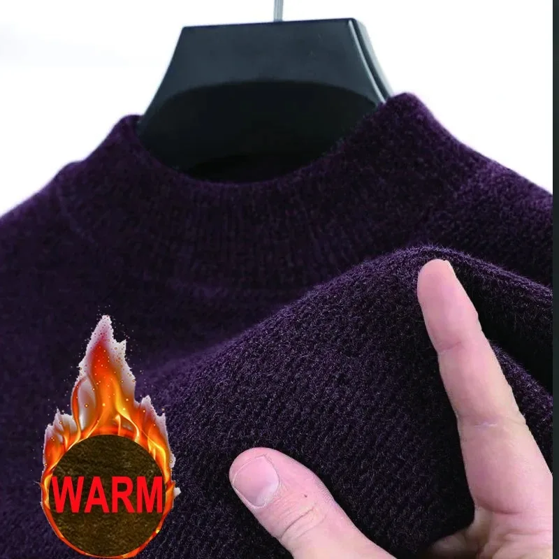 Mens Knitwear Sweater New Autu - Turtleneck Sweater Men recension och pris