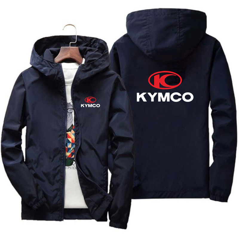 Spring Summer KYMCO Bomber Jac - Mens Fashion Bomber Jacket recension och pris
