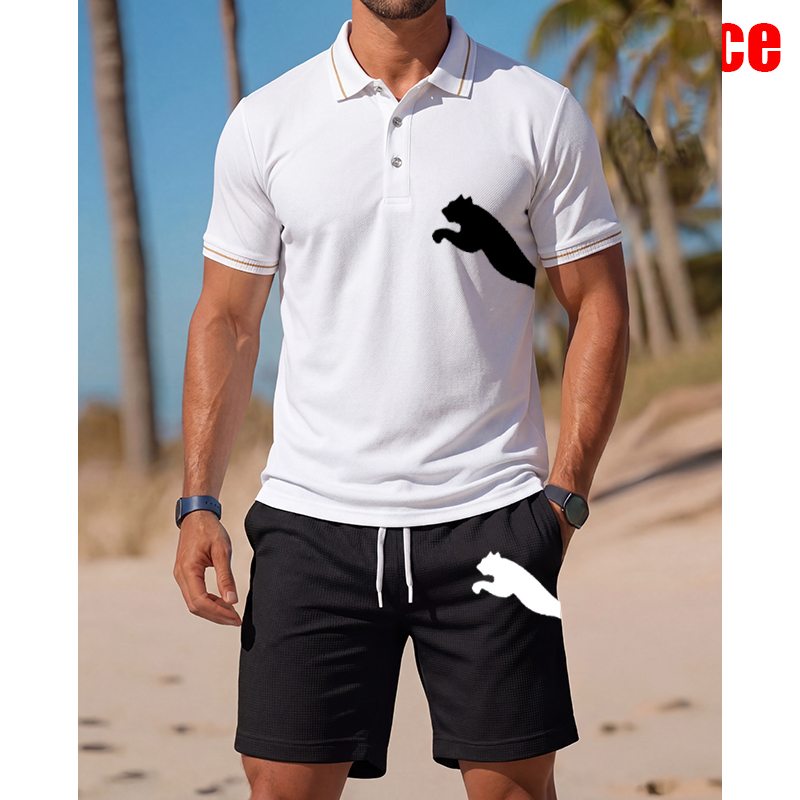 Men's Casual Short-Sleeved Pol - Men'S Fashion Outfits 2026 recension och pris