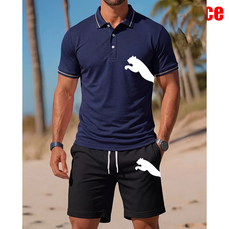 Men's Casual Short-Sleeved Pol - Men'S Fashion Outfits 2026 recension och pris