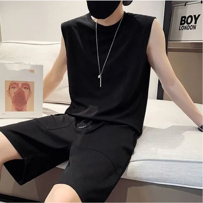 Men Solid Sleeveless Tank Top  - Track Suit Men recension och pris