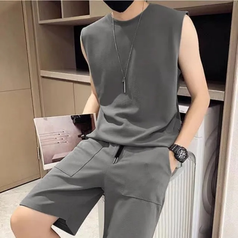 Men Solid Sleeveless Tank Top  - Track Suit Men recension och pris