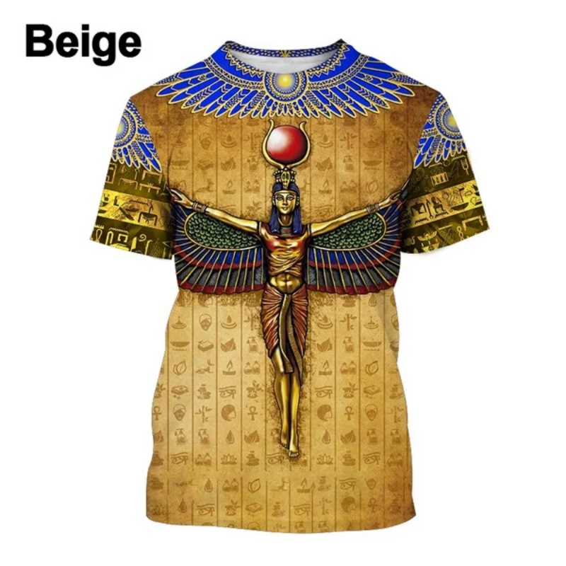 3D Printed Pharaoh Anubis T-Sh - Men Fashion Egypt recension och pris