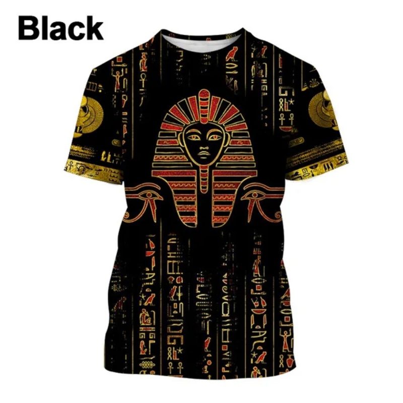 3D Printed Pharaoh Anubis T-Sh - Men Fashion Egypt recension och pris