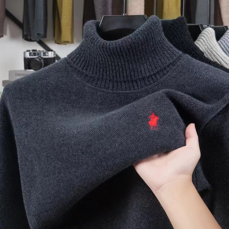 High end brand velvet sweater  - Turtleneck Sweater Men recension och pris