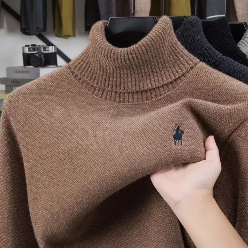 High end brand velvet sweater  - Turtleneck Sweater Men recension och pris