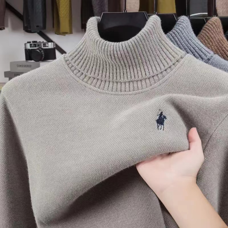 High end brand velvet sweater  - Turtleneck Sweater Men recension och pris