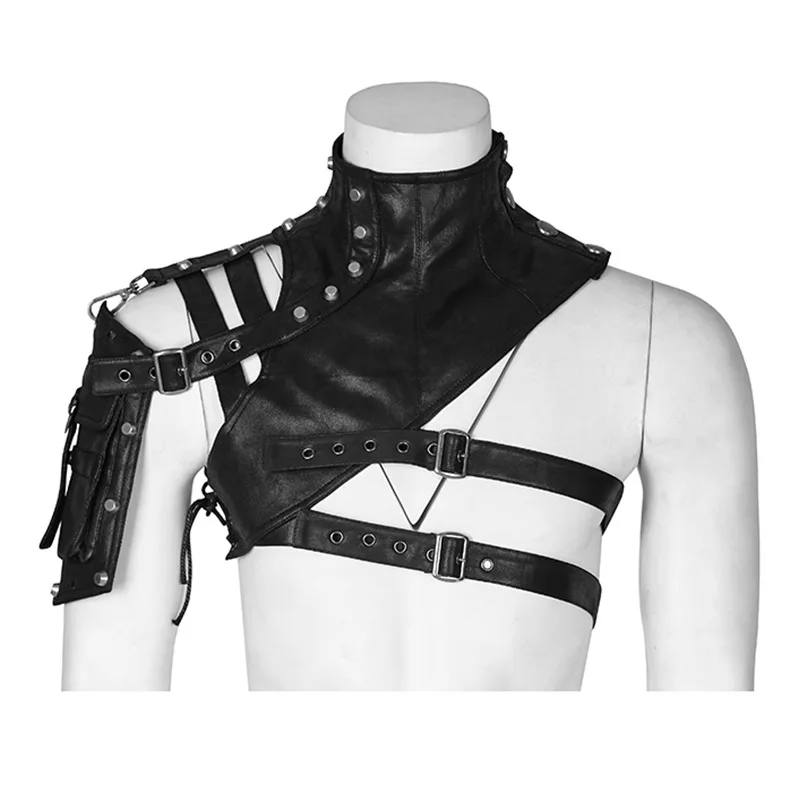 Steampunk Medieval Leather Arm - Men'S Fashion Leather Jacket recension och pris