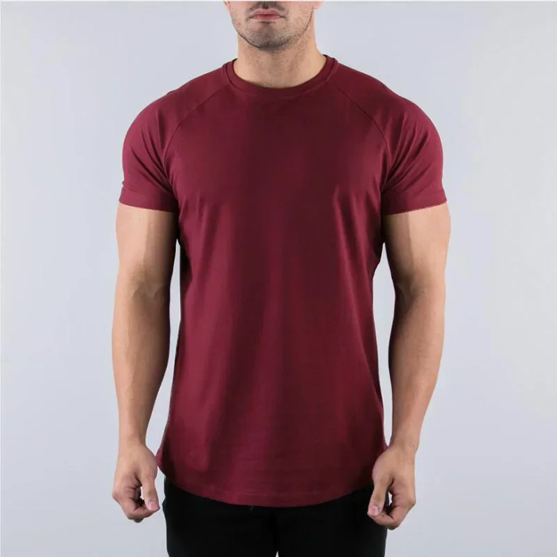 Plain Summer Cotton Breathable - Muscle Tee Workout recension och pris