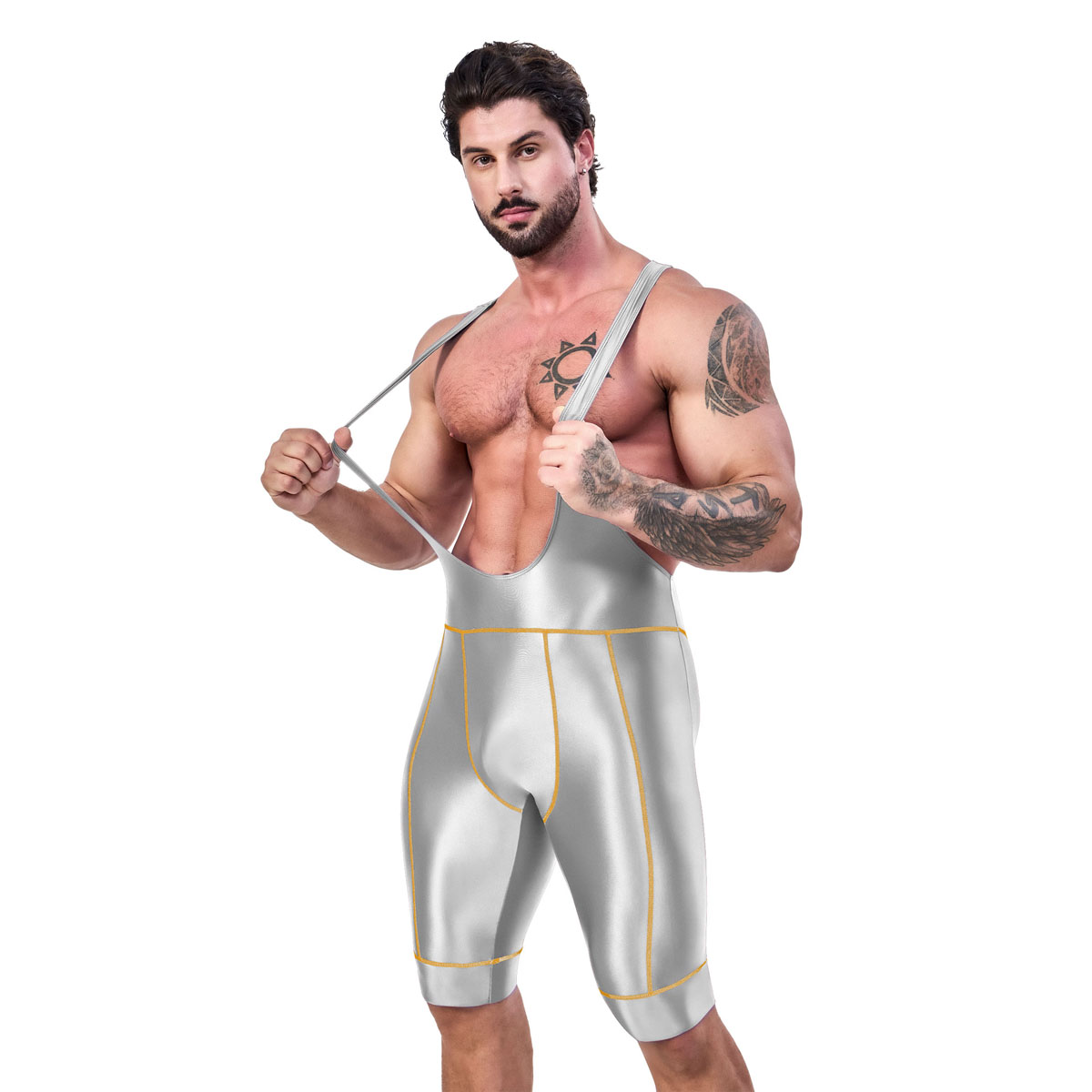 AMORESY Octavian Men Glossy El - Track Suit Men recension och pris