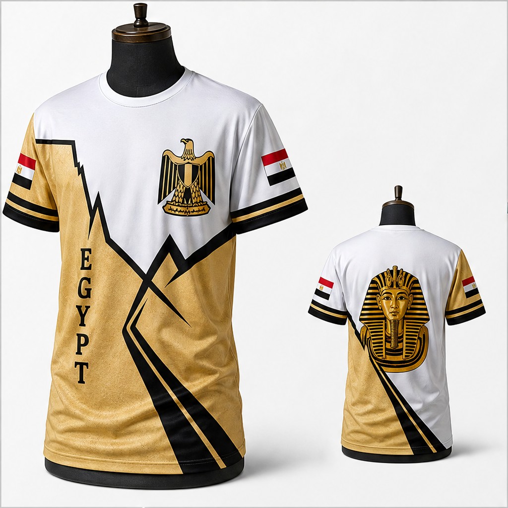 Mens Egypt Crew Neck T Shirt F - Men Fashion Egypt recension och pris
