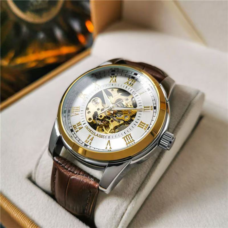 Elegant Men's Automatic Mechan - Mens Fashion Young recension och pris