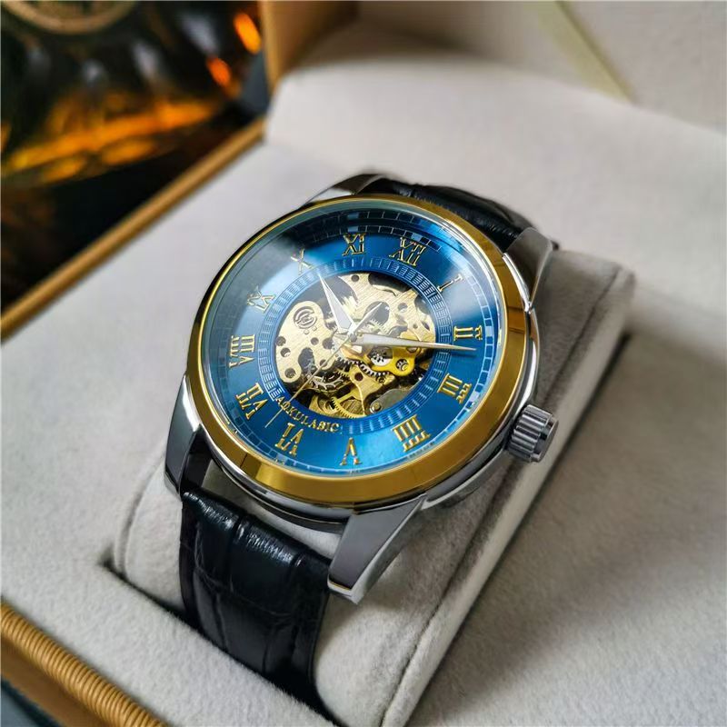 Elegant Men's Automatic Mechan - Mens Fashion Young recension och pris