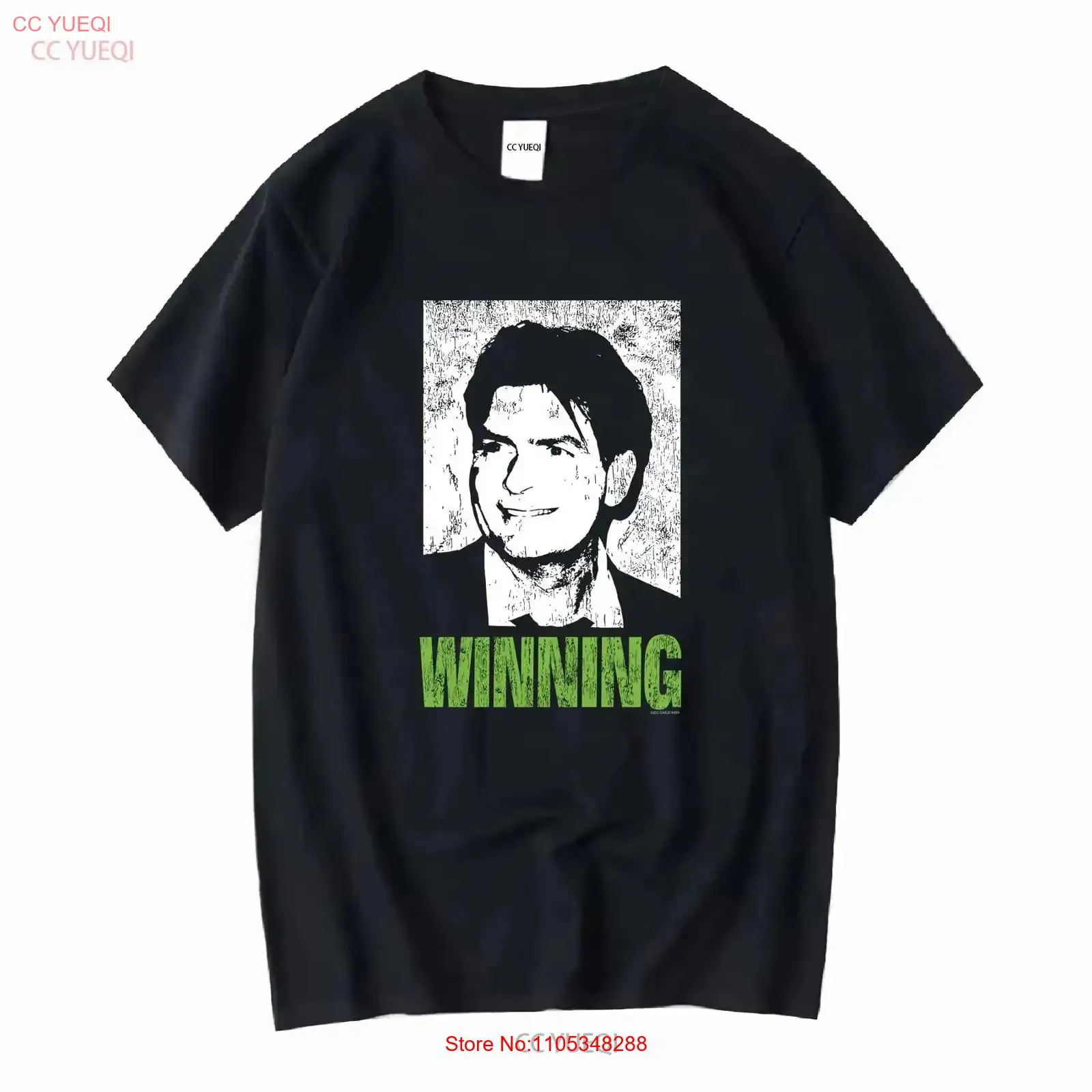 Y2K Charlie Sheen Winning T Sh - Mens Fashion In The 2000S recension och pris