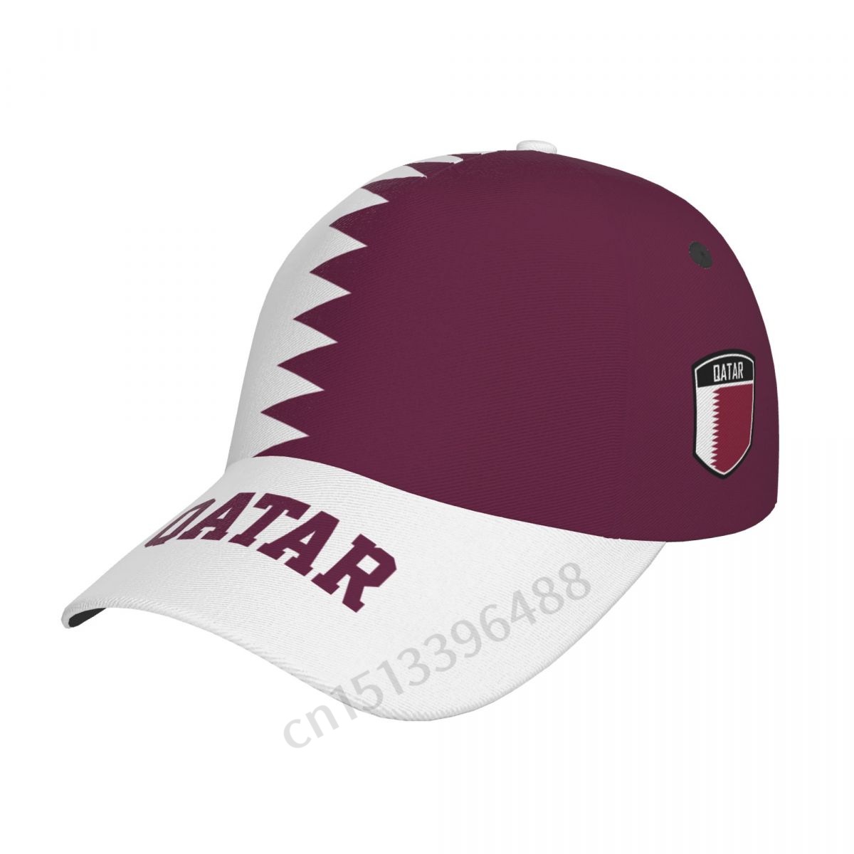 2025 Qatar Flag 3D Soccer Hats - Men'S Fashion Qatar recension och pris