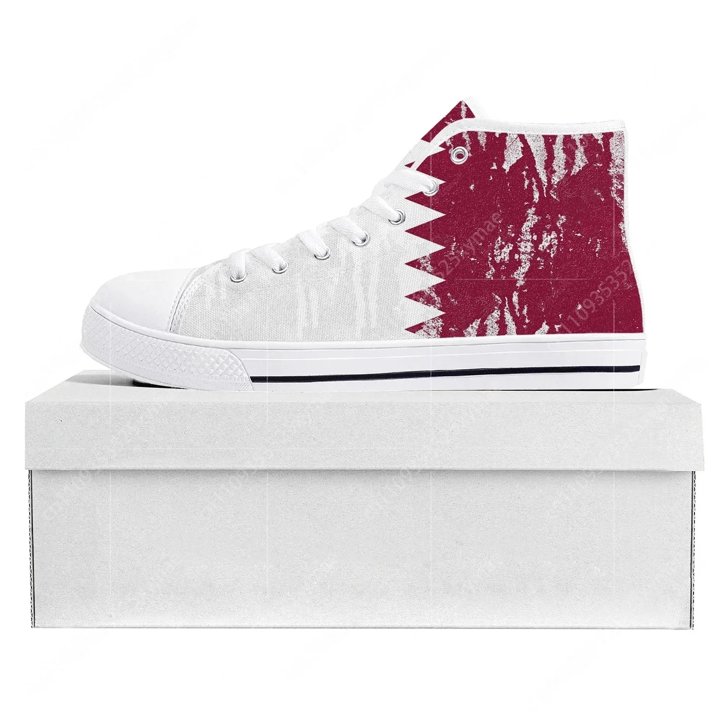 Qatar Flag High Top High Quali - Men'S Fashion Qatar recension och pris