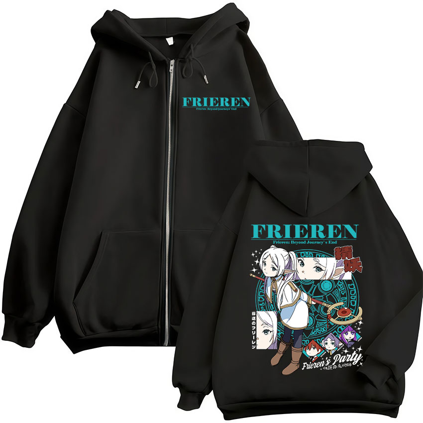 Anime Frieren: Beyond Journey' - Mens Fashion Zip Up Hoodies recension och pris