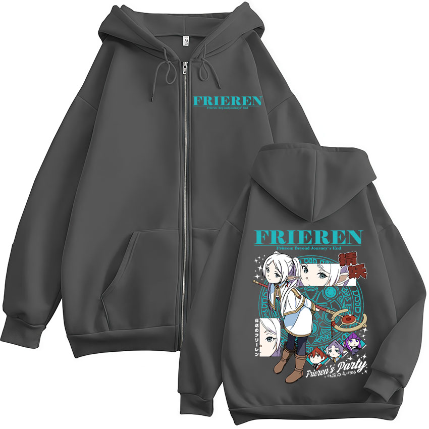Anime Frieren: Beyond Journey' - Mens Fashion Zip Up Hoodies recension och pris