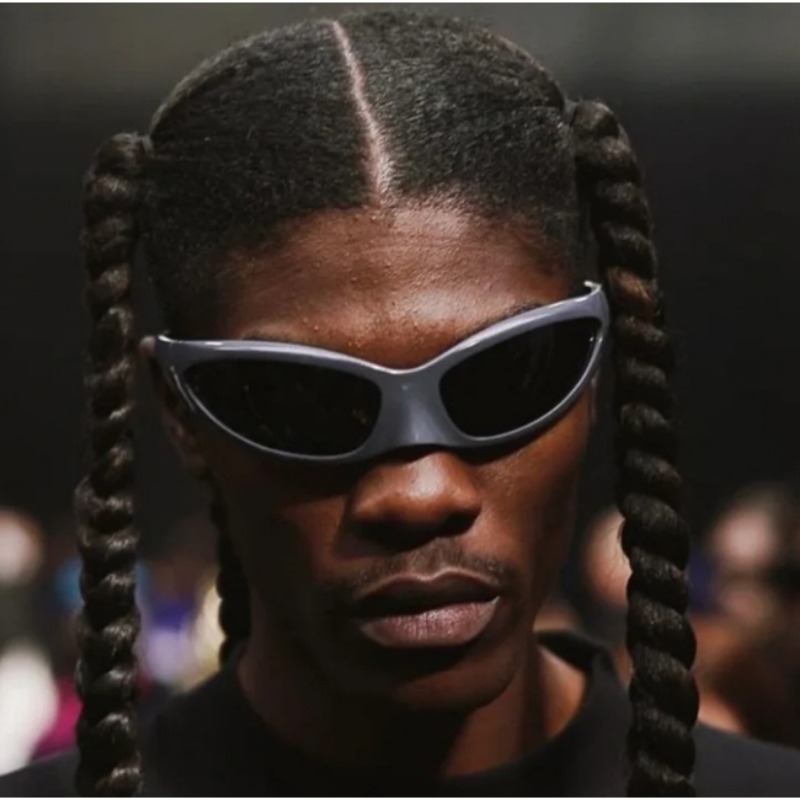 Y2K Sunglasses 2000s Retro Bat - Mens Fashion In The 2000S recension och pris