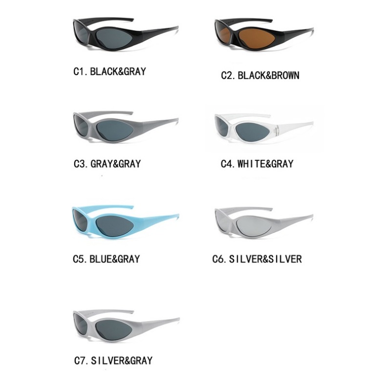 Y2K Sunglasses 2000s Retro Bat - Mens Fashion In The 2000S recension och pris